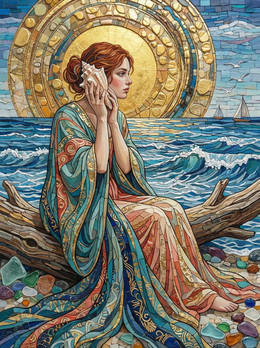 Seaside Maiden Golden Halo (120 Colours)