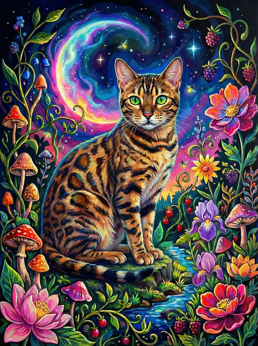 Siamese Cat Cosmic Garden (120 Colours)