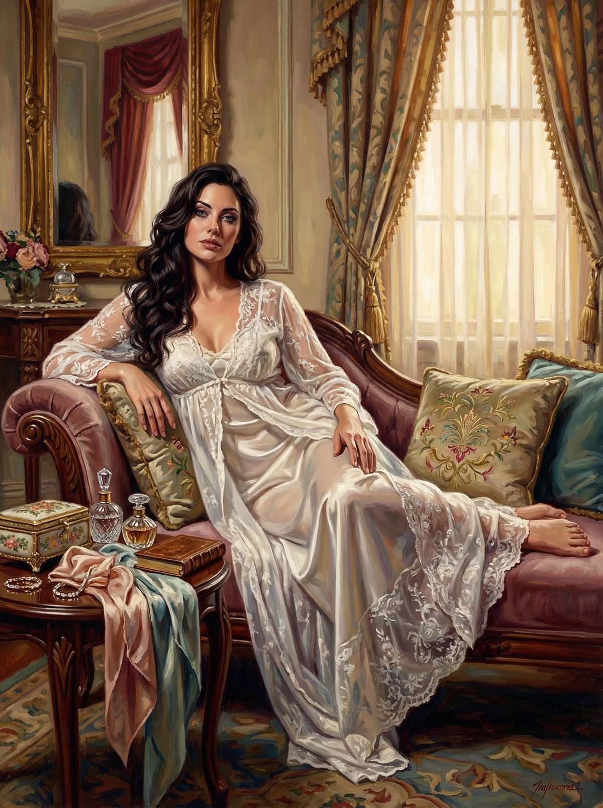Silk Robe Serenity (80 Colours)