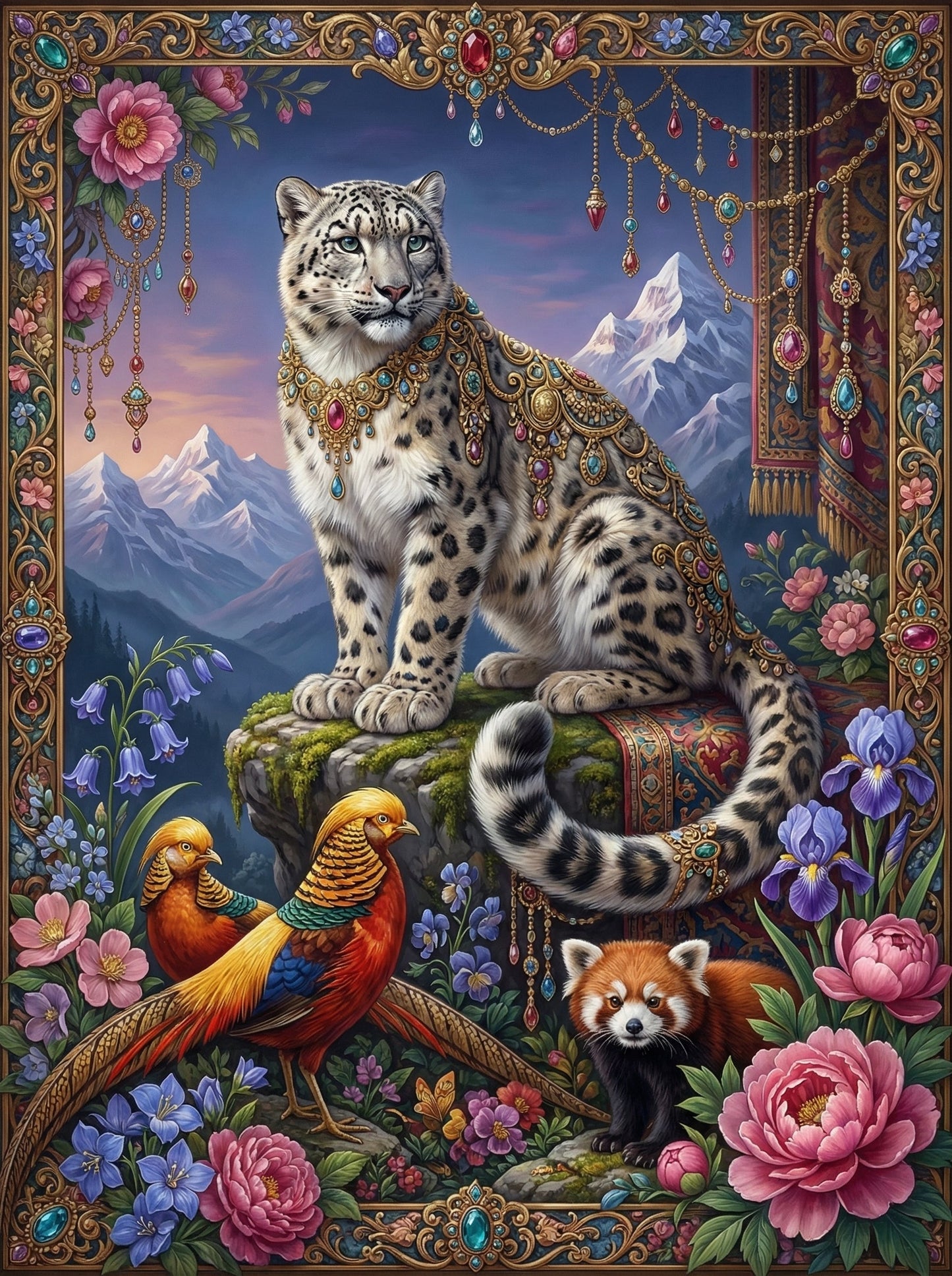 Snow Leopard Pheasant Panda (120 Colours)