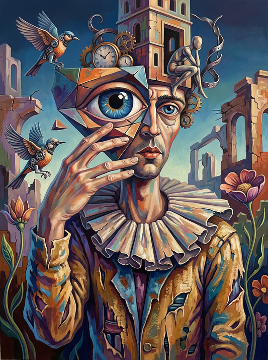 Steampunk Surreal Portrait (80 Colours)