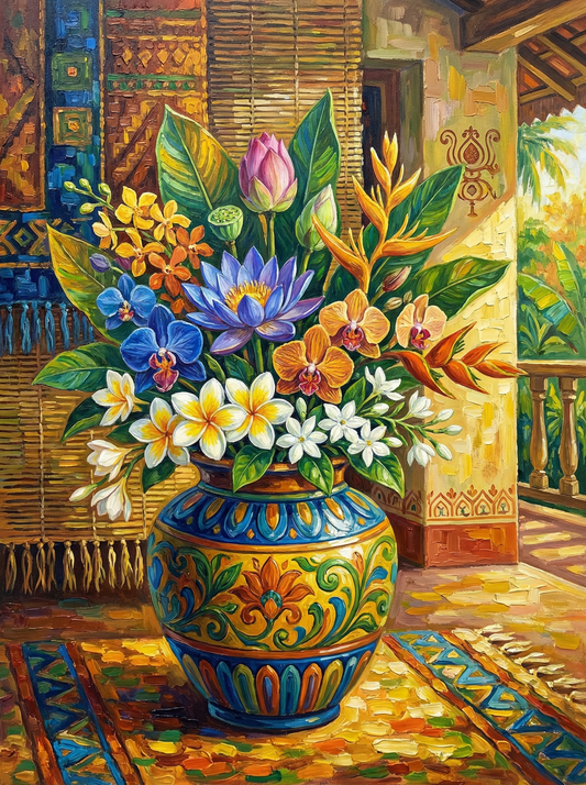 Sunlit Window Cottage Garden (80 Colours)