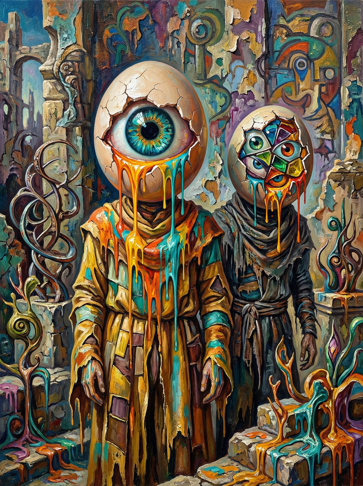 Surreal Eyeball Figures (80 Colours)