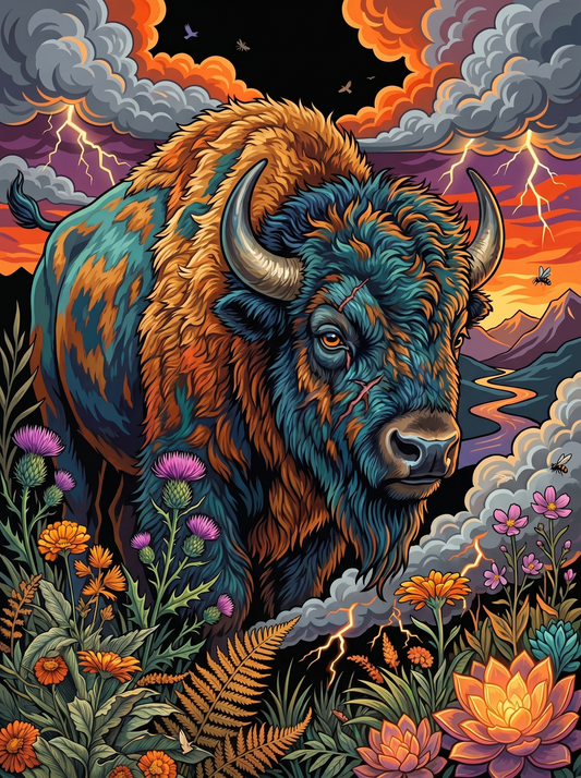 Thunder Storm Buffalo (80 Colours)