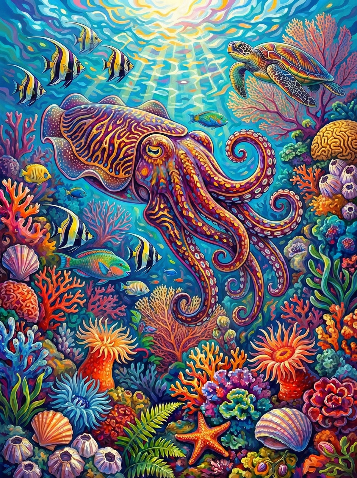 Vibrant Squid (120 Colours)