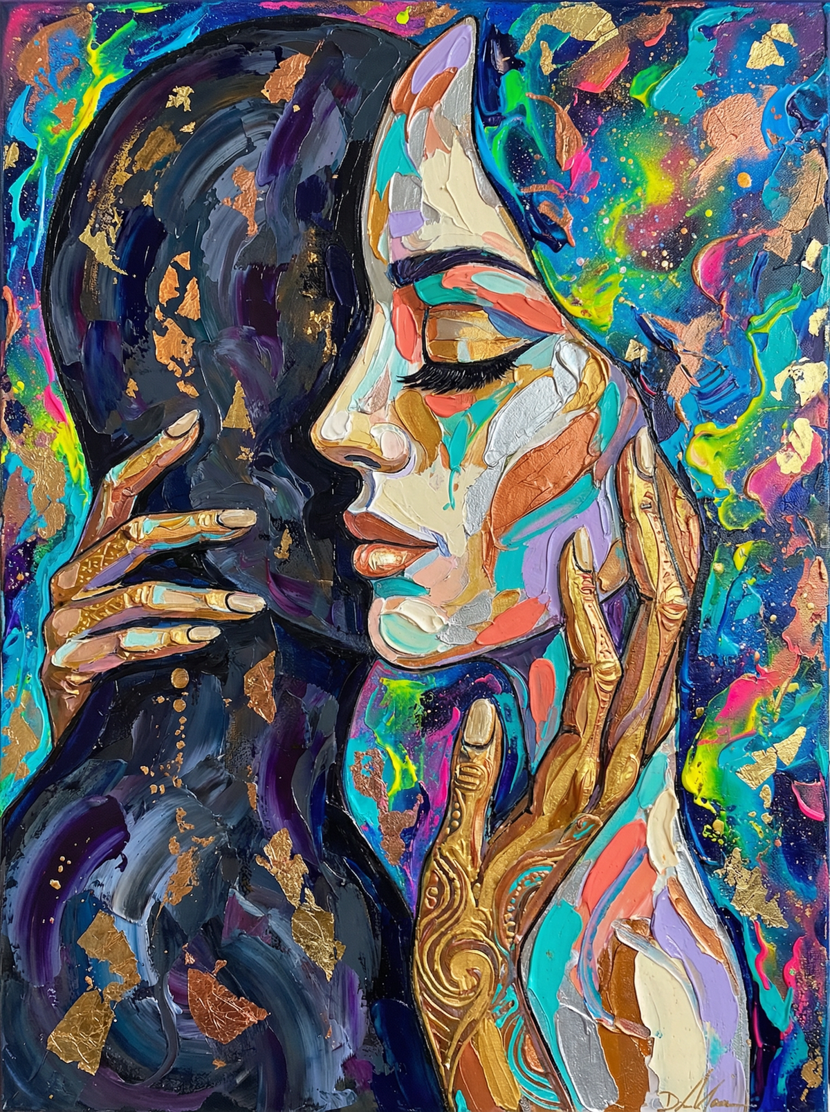 Vibrant Artistic Faces (80 Colours)