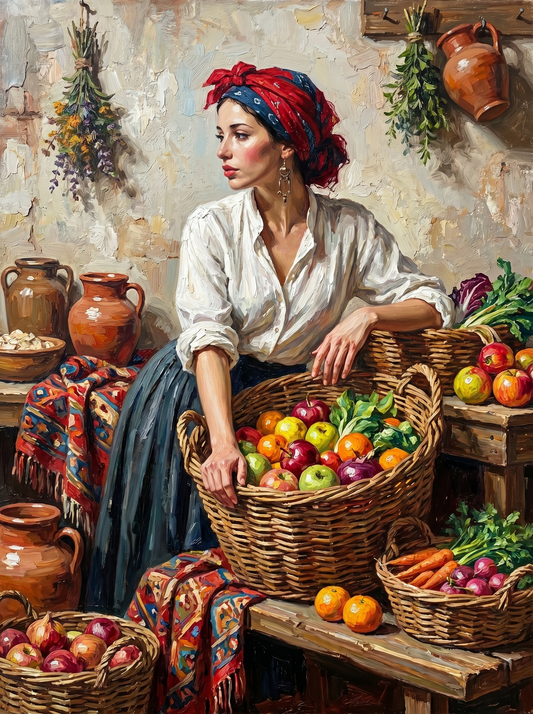 Village Harvest Woman (120 Colours)