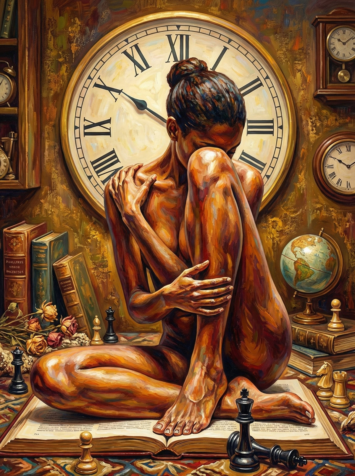 Wisdom Seeker Clock Study (80 Colours)