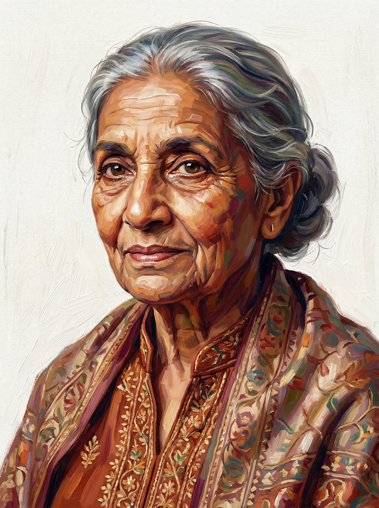 Wise Grandmother Red Dress (120 Colours)