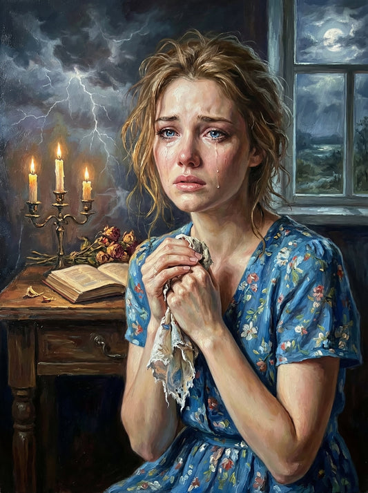 Woman Storm Window Prayer (120 Colours)