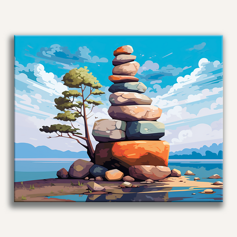 Giant Rock Balancing