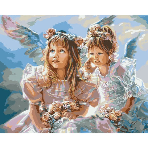 Angel Diy Paint By Numbers Kits WM-708 - NEEDLEWORK KITS