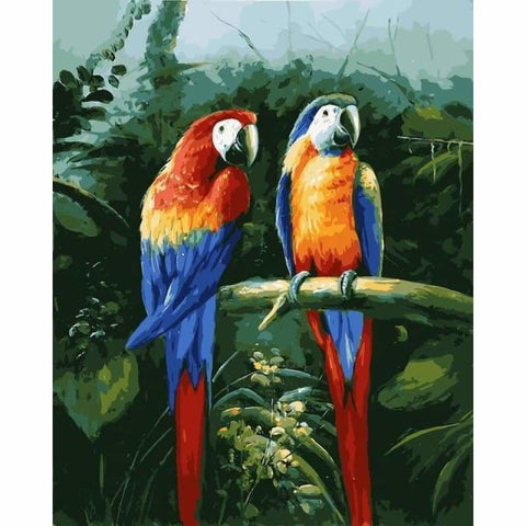 Animal Parrot  Paint By Numbers Kits VM90741 - NEEDLEWORK KITS