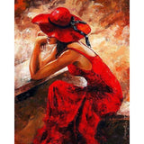 Beautiful Girl Classic Diy Paint By Numbers Kits VM92215 - NEEDLEWORK KITS