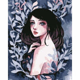 Beautiful Girl Diy Paint By Numbers Kits PBN54516 - NEEDLEWORK KITS