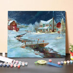 Christmas on the Farm – Paint By Numbers Kit