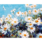 Chrysanthemum Diy Paint By Numbers Kits WM-183 - NEEDLEWORK KITS