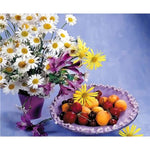 Chrysanthemum Diy Paint By Numbers Kits ZXQ3506 - NEEDLEWORK KITS