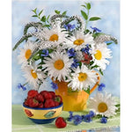 Chrysanthemum Diy Paint By Numbers Kits ZXQ3582 - NEEDLEWORK KITS