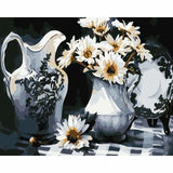 Chrysanthemum Diy Paint By Numbers Kits ZXZ-013-6004 - NEEDLEWORK KITS