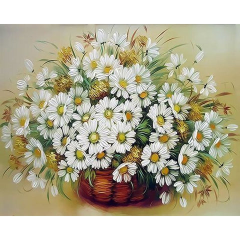 Chrysanthemum Diy Paint By Numbers Kits ZXZ171-22 - NEEDLEWORK KITS