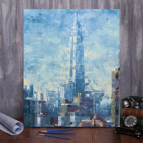 City Skylines Paint By Numbers Kit