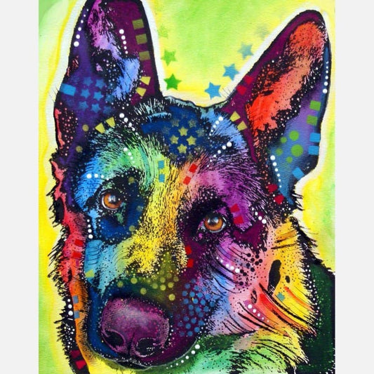 Color Animals Diy Paint By Numbers Kits PBN97963 - NEEDLEWORK KITS