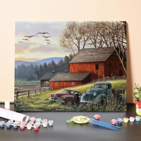 Countryside Dream Paint By Numbers Kit