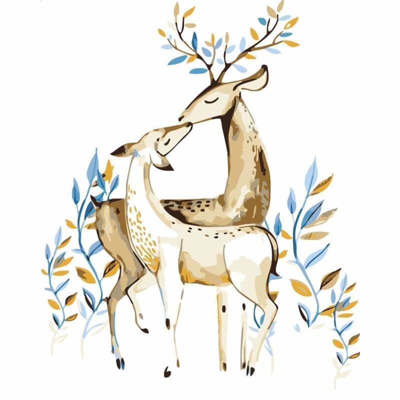 Deer Diy Paint By Numbers Kits YM-4050-236 - NEEDLEWORK KITS