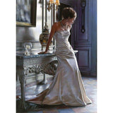 Elegant Beautiful Woman Diy Paint By Numbers Kits VM90001 - NEEDLEWORK KITS