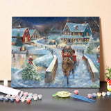 Evening Sleigh Bells – Paint By Numbers Kit
