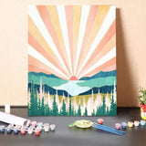 ferdasecPaint By Numbers Kit -Summer Sunset