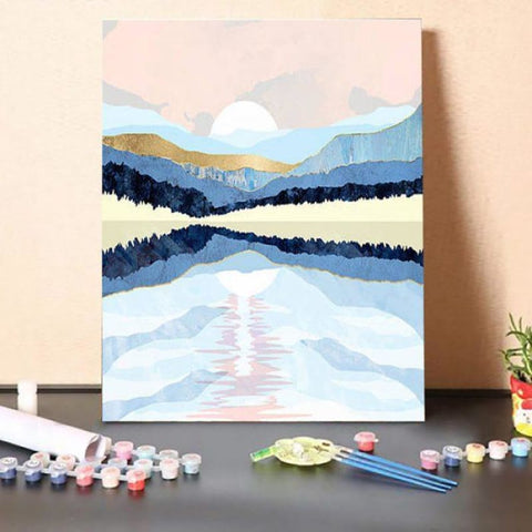 ferdasecPaint By Numbers Kit – Winter Reflection