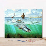 Fish Diy Paint By Numbers Kits VM94060 - NEEDLEWORK KITS