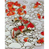 Fish Diy Paint By Numbers Kits ZXE256 - NEEDLEWORK KITS