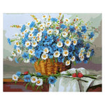 Flower Diy Paint By Numbers Kits PBN90048 - NEEDLEWORK KITS