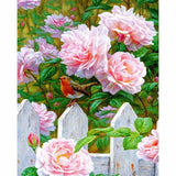 Flower Diy Paint By Numbers Kits PBN90561 - NEEDLEWORK KITS