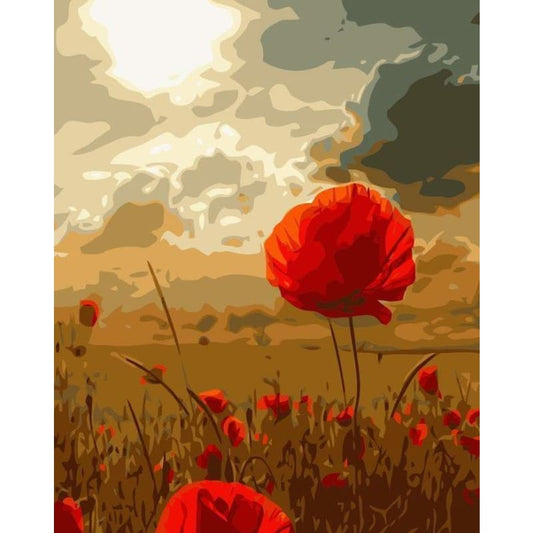 Flower Diy Paint By Numbers Kits SY-4050-010 - NEEDLEWORK KITS