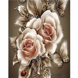 Flower Diy Paint By Numbers Kits VM90560 - NEEDLEWORK KITS