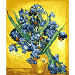 Flower Diy Paint By Numbers Kits WM-067 - NEEDLEWORK KITS