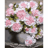 Flower Diy Paint By Numbers Kits WM-1140 - NEEDLEWORK KITS