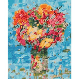 Flower Diy Paint By Numbers Kits WM-1663 - NEEDLEWORK KITS