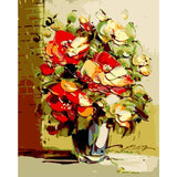 Flower Diy Paint By Numbers Kits WM-493 - NEEDLEWORK KITS