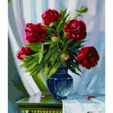 Flower Diy Paint By Numbers Kits ZXE429 - NEEDLEWORK KITS