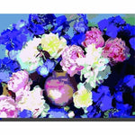 Flower Diy Paint By Numbers Kits ZXE590 - NEEDLEWORK KITS