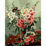 Flower Diy Paint By Numbers Kits ZXQ1360 - NEEDLEWORK KITS