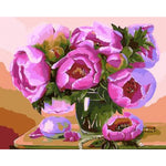 Flower Diy Paint By Numbers Kits ZXQ1537 - NEEDLEWORK KITS