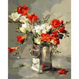 Flower Diy Paint By Numbers Kits ZXQ967 - NEEDLEWORK KITS