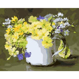 Flower Diy Paint By Numbers Kits ZXQ977 - NEEDLEWORK KITS