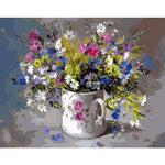 Flower Diy Paint By Numbers Kits ZXQ979 - NEEDLEWORK KITS